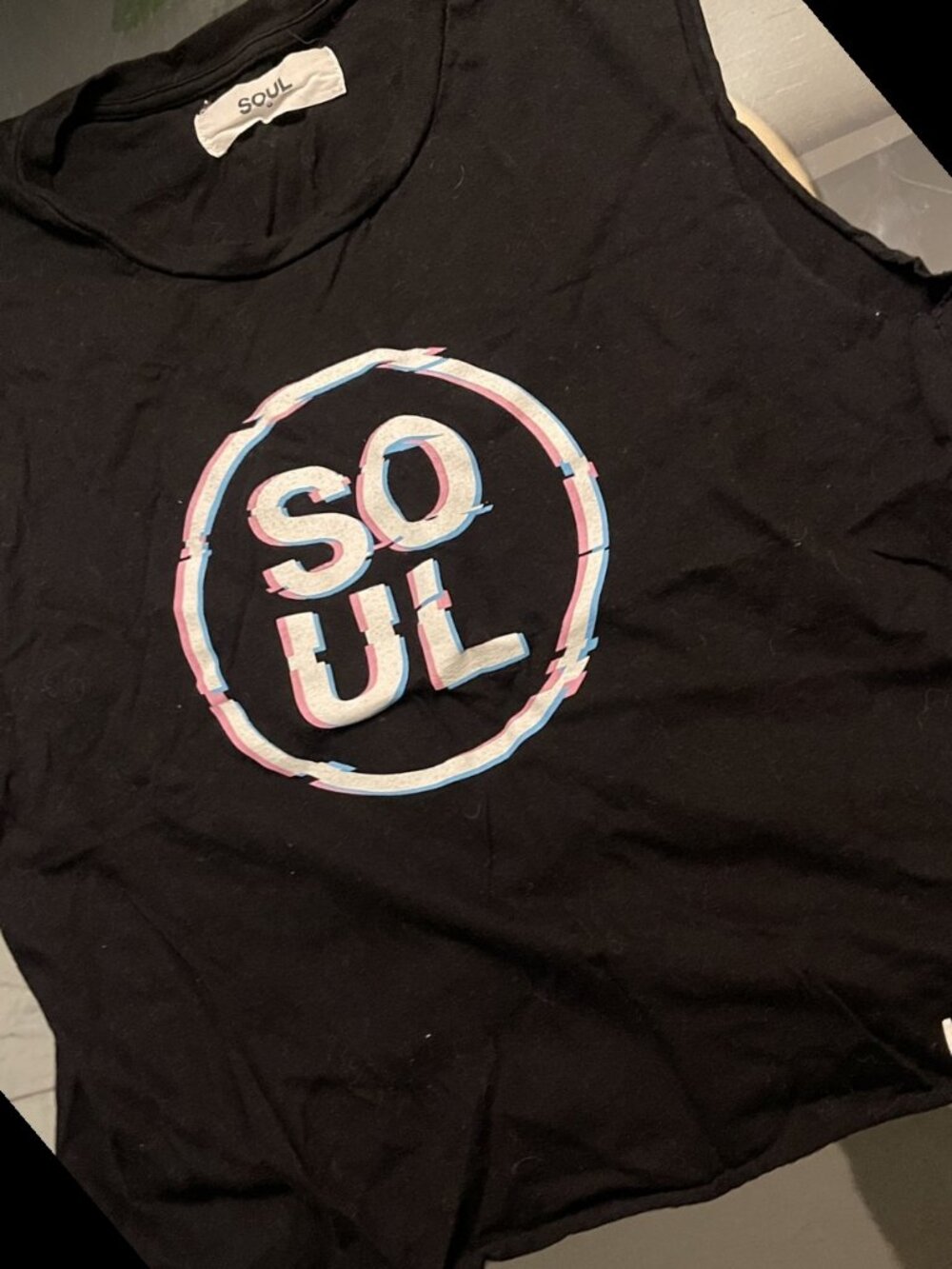 Soul London Black Sleeveless Tank Top NWT Sz S $64 Retail